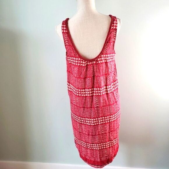 Lucky Brand  Sleeveless Lined Tank Geo Dress Size Medium - Picture 3 of 6